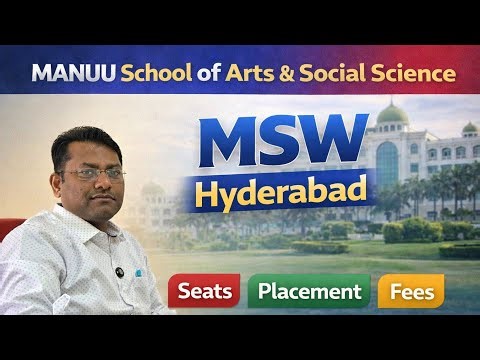 Manuu Social Work Admission Process 2026 | Seats, Placement, Fees | MSW & Ph.D | ‪@UniversityWorld‬