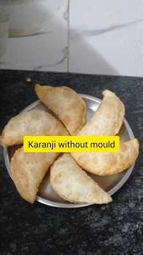 Without mould how to make karanji| Saccha na vaparta karanji kashi banwaichi😲