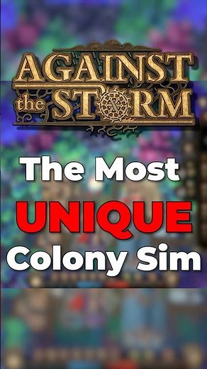 The Most UNIQUE Colony Sim Ever! #againstthestorm #steam #strategygames