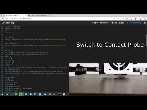 How to start the contact probe with BDsensor, fast eddy bed scan probe