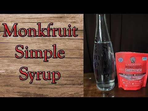 Keto Monkfruit Simple Syrup 0 Carbs