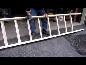 A simple $15 wooden ladder