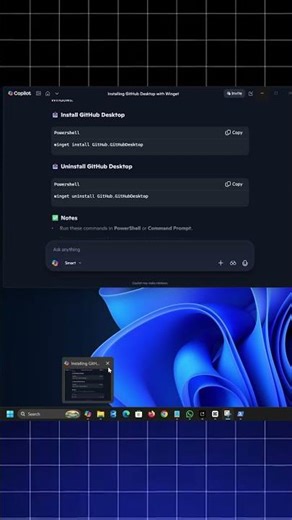Install GitHub with Winget on Windows 10/11