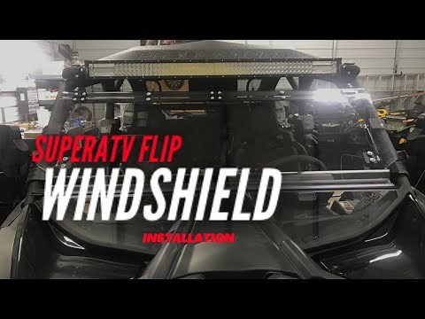 SuperATV Flip Windshield Installation