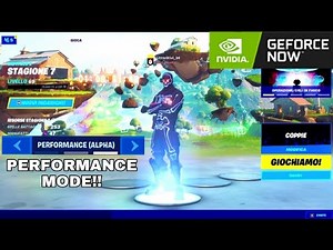 How To Get "Performance Mode" (Mobile Builds) On GeForce NOW || Best Tutorial.