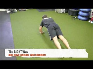 T- Roll Push Ups - The Right Way