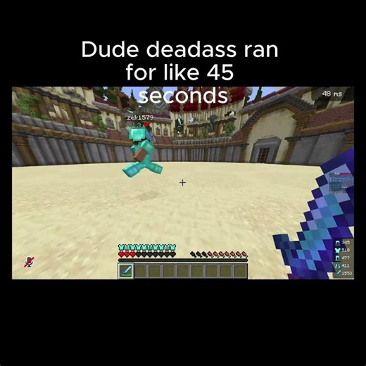 Dude idk how people have fun just running away like this