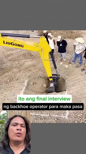 1.2M views · 5.4K reactions | ito ang pinal interview exam ng backhoe operator para makasapa. #reels #dck #construction #backhoe #excavator | Dodong Ronie Vlog | Facebook