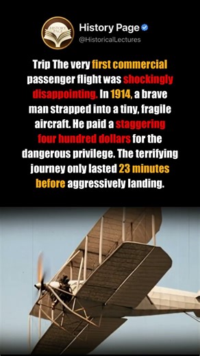 First Commercial Flight: A Nerve-Wracking Adventure Through Time!