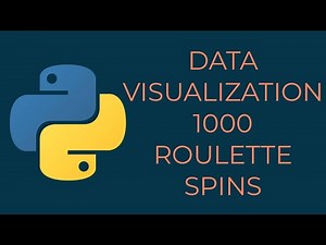 Python Data Visualization using Plotly - 1000 Roulette Spins Tutorial