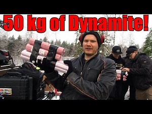 We Buried 50KG/110LBS of Dynamite in Swamp! Huge Explosion and Crater!