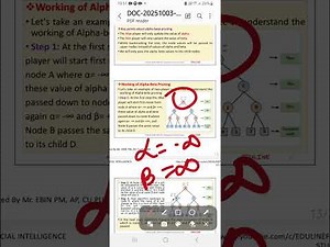 Alpha beta pruning algrm