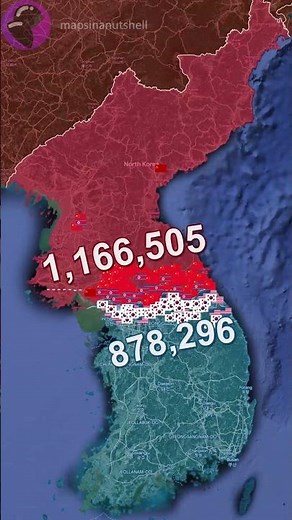 The Korean War using Google Earth
