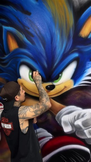 Sneak Peek of Sonic Mural Art