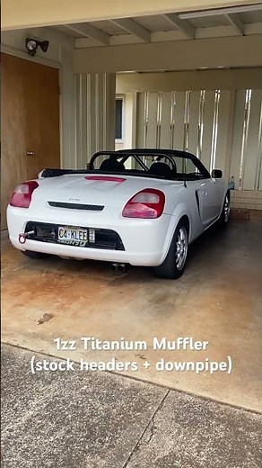 Toyota MR2 Spyder - Titanium Exhaust