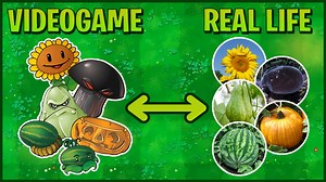 Plants vs. Zombies Plants in Real Life