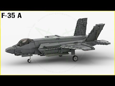 LEGO Lockheed Martin F-35 A (Airforce Variant) Lightning II | 1:34 Scale