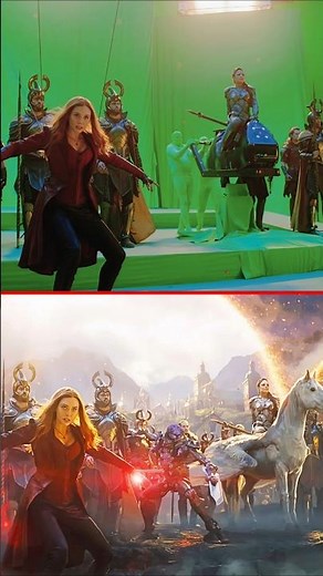 Avengers Endgame BTS 🔥 | Behind The Scenes of Marvel's Epic Movie | #shorts