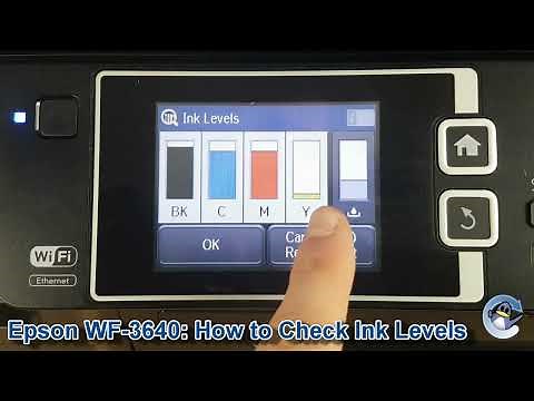 Epson Workforce WF-3640: How to Check Estimated Ink Levels
