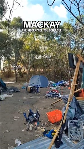 Tent City in Mackay 😔⛺️ Homelessness is real in Australia