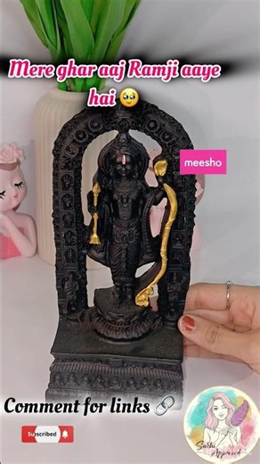 🙏 Ram Lala Murti For Home - Divine Blessings! #meeshofinds #meeshoapp #meeshohaul #meesho #ram