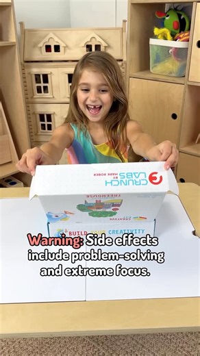 7 Days of Play on Instagram: "I surprised my kid with something brand new from @crunchlabs: the first Creative Kit, called the Architect’s Treehouse! 🏡 This box lets kids step into the shoes of an architect and actually design and build their own treehouse. Each month brings a new kit, a new role — like chemist, paleontologist, or chef — and another piece of the town they’re creating. It’s hands-on, it’s creative, and it’s the kind of play that keeps them thinking long after the build is