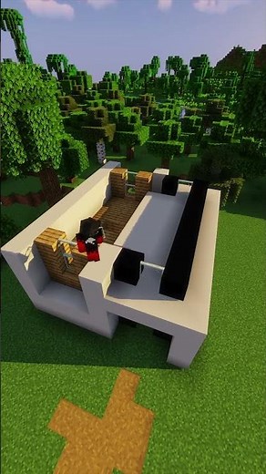 Jak zbudować modernistyczny dom w 1 minutę w minecraft? 🔨