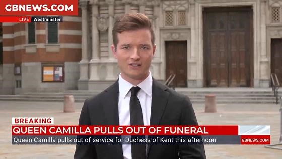 WATCH: Cameron Walker reacts to Queen Camilla pulling out of Duchess of Kent funeral