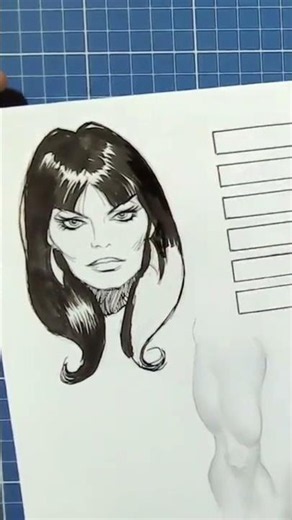 Vampirella - Video completo no canal #hachuras #nanquim #comics #historiasemquadrinhos #vampirella