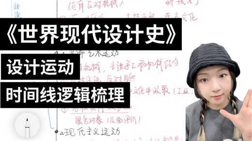 《世界现代设计史》设计运动时间线逻辑梳理·设计考研