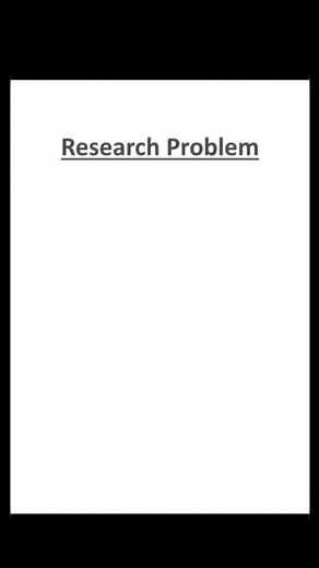 Research Problem || MBA || BBA || Management || Business Research Method || Management Students