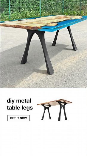 Metal table legs, DIY style. Let’s build some magic! 💥😎