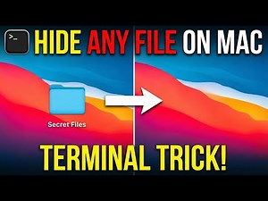 How to Hide Files & Folders on Mac: 2 Terminal Methods (Step-by-Step)
