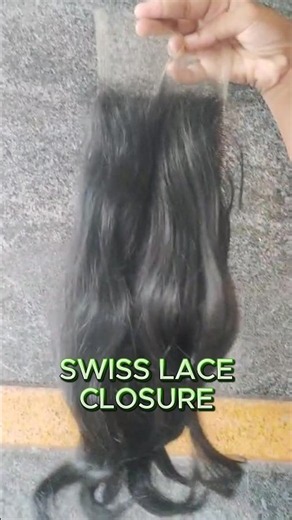 Swiss Lace Closure Wavy | 100% Raw Indian Human Hair #hairstyle #viral #hairmanufacturer