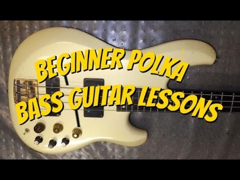 Beginner Polka Bass Guitar Lesson By Scott Grove