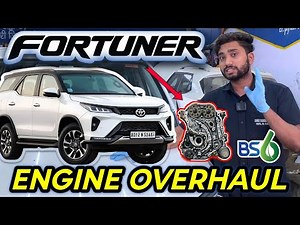 Toyota Fortuner BS6 Engine Overhaul | Complete Engine Rebuild Process 🔧