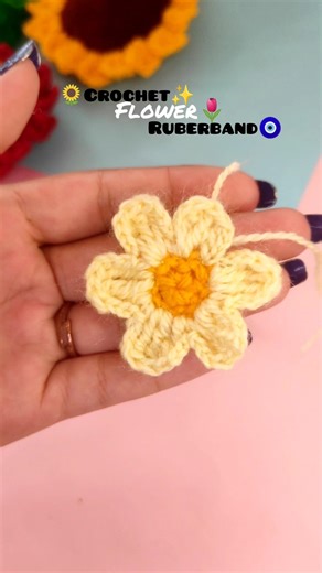 Most Trending Crochet Rubber Band 😍 | Easy Beginner Method #crochet#crochetrubberband#crochetshorts