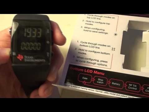 EZ430-Chronos Unboxing and Demonstration