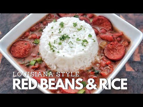 Louisiana Style Red Beans And Rice With Sausage