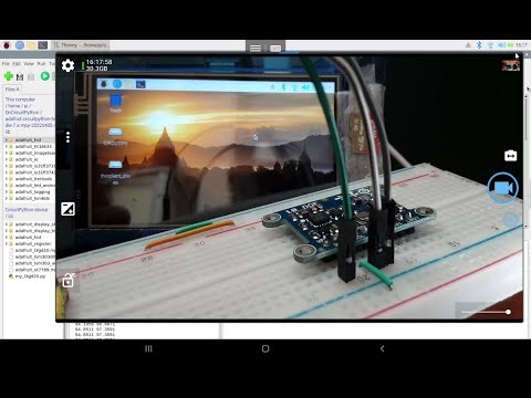 Raspberry Pi Pico/CircuitPython IMU USB Mouse, using LSM303.