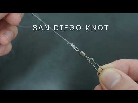 How to Tie San Diego Jam Knot for Fishing Beginners