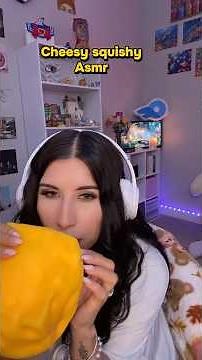 Cheese squishy 💛 #asmrcommunity #relax #newasmr