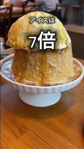 [Large Portion] I tried a shockingly large pudding! [Tokyo Station]