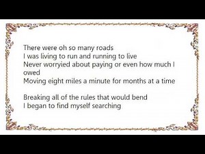 Bob Seger - Against the Wind Live Lyrics