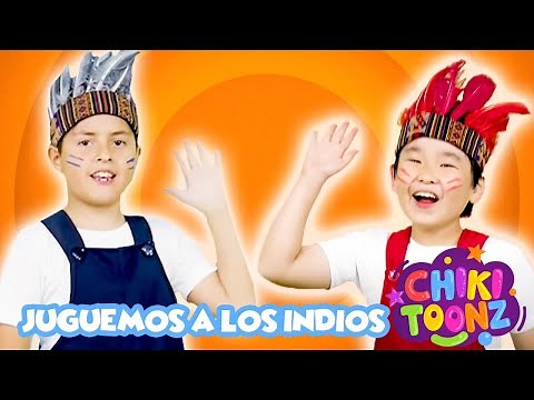Juguemos A Los Indios - @chikitoonz​⁠ - Música Infantil #crianças #kidsvideo #song