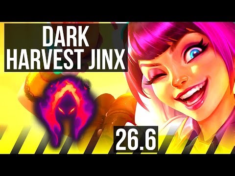 JINX & Karma vs SONA & Senna (ADC) | Dark Harvest | EUW Master | 26.6