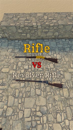 Rifle vs Revolver Rifle Dead Rails #roblox #deadrails