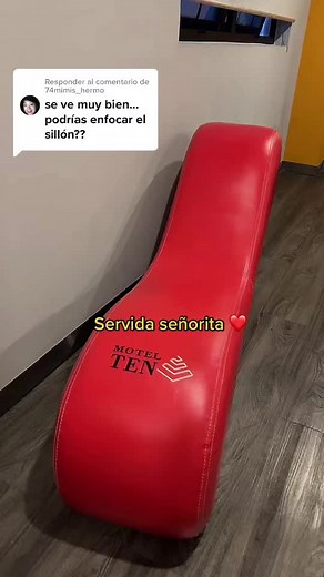 Uso del sillón del amor en moteles