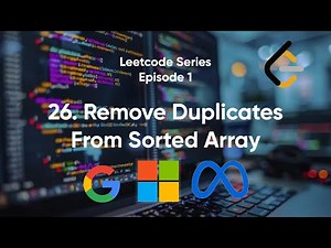 Remove Duplicates from Sorted Array/ #leetcode #leetcoder #dsa #problemsolving #beginnercoding #java
