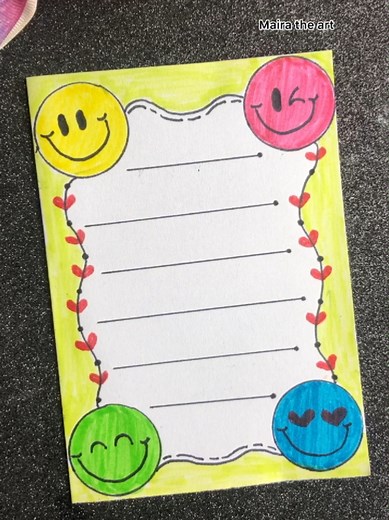 Cute DIY Border Design Ideas for Arts and Crafts